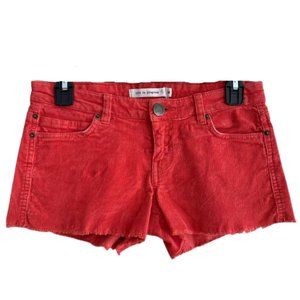 🍊🍎 Life In Progress Orange/Red Corduroy Shorts